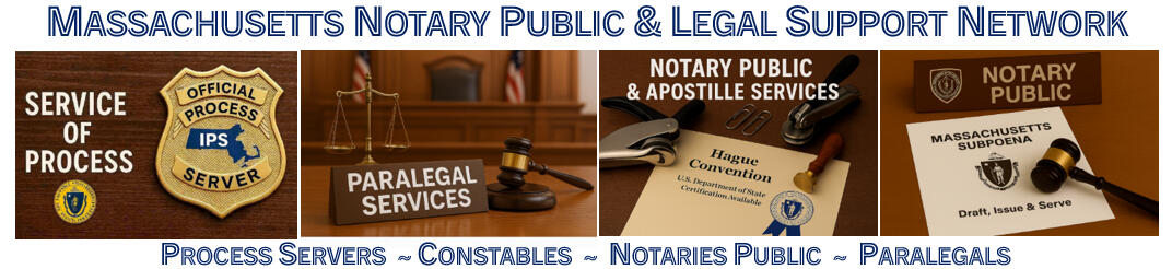 Massachusetts Notary Public & Legal Support Network